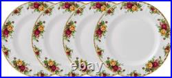 Elegant Old Country Roses Dinner Plates Set of 4