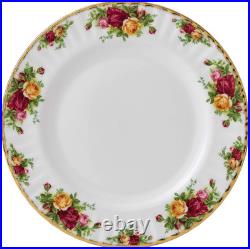 Elegant Old Country Roses Dinner Plates Set of 4