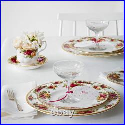 Elegant Old Country Roses Dinner Plates Set of 4