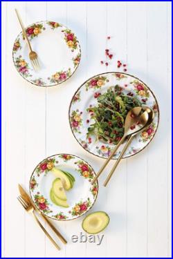 Elegant Old Country Roses Dinner Plates Set of 4