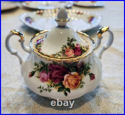 Elegantly Beautiful Royal Albert Old Country Rose Teaset For 4 Settings