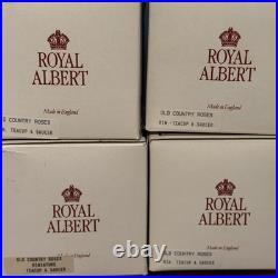 England Royal Albert Old Country Roses Le Petite Tea Set Mini Miniature NOS