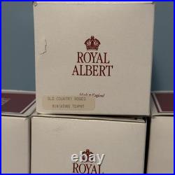 England Royal Albert Old Country Roses Le Petite Tea Set Mini Miniature NOS