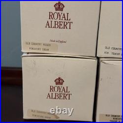 England Royal Albert Old Country Roses Le Petite Tea Set Mini Miniature NOS