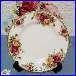 Excellent Royal Albert Old Country Roses 5 piece dinnerware set From Japan