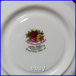 Excellent Royal Albert Old Country Roses 5 piece dinnerware set From Japan