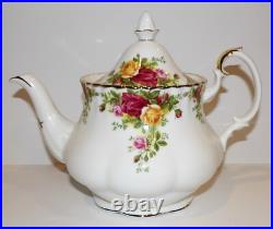 Exquisite Large Royal Albert England Bone China Old Country Roses Tea Pot