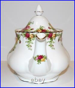 Exquisite Large Royal Albert England Bone China Old Country Roses Tea Pot