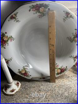 Extra large Royal Albert old country roses pitcher and water basin