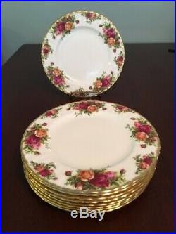 FULL 50 PC LOT Service for 9 Royal Albert Old Country Roses 1962 England China