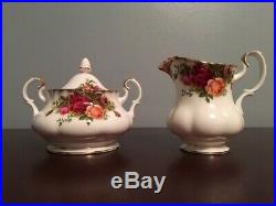 FULL 50 PC LOT Service for 9 Royal Albert Old Country Roses 1962 England China