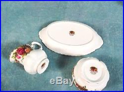 FULL Royal Albert Old Country Roses Bone China Coffee Tea Set Cup Saucer Pot