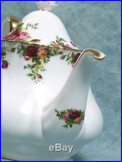 FULL Royal Albert Old Country Roses Bone China Coffee Tea Set Cup Saucer Pot