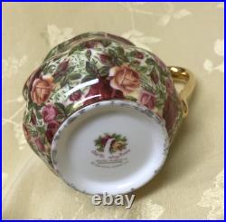 Fabulous Royal Albert OLD COUNTRY ROSE CHINTZ Creamer and Sugar Bowl with Lid