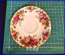 Footed Demitasse Cup & Saucer Set Old Country Roses by Royal Albert