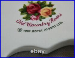 H917 Beautiful Vintage Set of 4 China Royal Albert Country Roses Napkin Rings