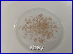 HTF 2007 Royal Albert Old Country Roses Gold 9 Round Serving Bowl withHandles