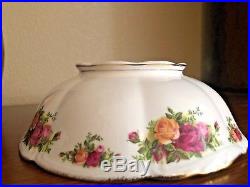 Large 10 Fruit Bowl Old Country Roses by Royal Albert China NEW Rare England