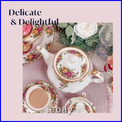 Large Old Country Roses Teapot Timeless Elegance