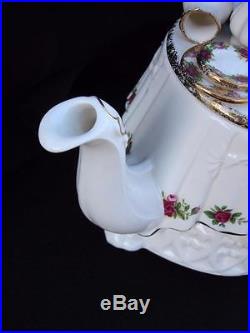 Large Royal Albert Old Country Roses Teapot Handcrafted by Paul Cardew Design
