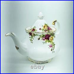 Large Teapot Royal Albert OLD COUNTRY ROSES Porcelain Fine Bone China England