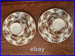 Lot Of 10 Royal Albert Old Country Roses Bone China Dinning Set For 2