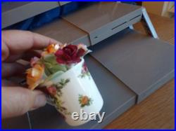 Lot Royal Albert Old Country Roses Bone China-Bud Vase/Flower Cup/Cookie Biscuit