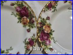 Lot of 10 Royal Albert Old Country Roses Bone China 6 Bread And Butter Plates