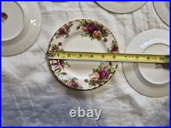 Lot of 10 Royal Albert Old Country Roses Bone China 6 Bread And Butter Plates