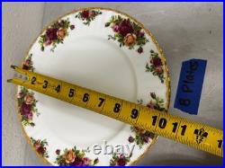 Lot of 32 Royal Albert Old Country Roses Bone China Plates & Egg Tray England