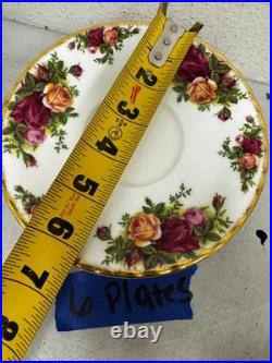 Lot of 32 Royal Albert Old Country Roses Bone China Plates & Egg Tray England