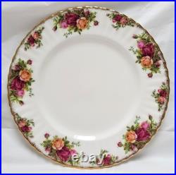 Lot of 6 Vintage Royal Albert Old Country Roses Bone China 10.5 Dinner Plates
