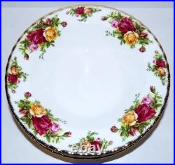 Lovely Set Of 4 Royal Albert Bone China Old Country Roses 7 7/8 Rim Soup Bowls