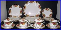 NEW 20 Pc. Royal Albert China 5 Pc Place Setting Service for 4 Old Country Roses