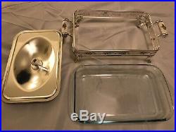 NEW RARE Royal Doulton Old Country Roses Silver/Gold Collect Serving Dish Baker