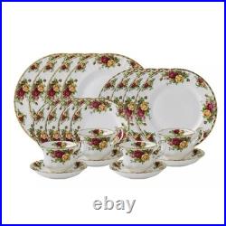 NEW Royal Albert OLD COUNTRY ROSES China Set 20 Pieces Plates Cups Saucers NIB NEW Royal Albert OLD COUNTRY ROSES China Set 20 Pieces Plates Cups Saucers NIB