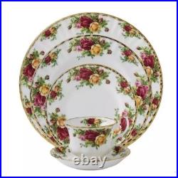 NEW Royal Albert OLD COUNTRY ROSES China Set 20 Pieces Plates Cups Saucers NIB NEW Royal Albert OLD COUNTRY ROSES China Set 20 Pieces Plates Cups Saucers NIB