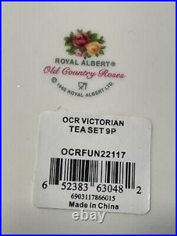 NEW Royal Albert OLD COUNTRY ROSES Miniature MINI 9 pcs CHILD TEA SET NWOB