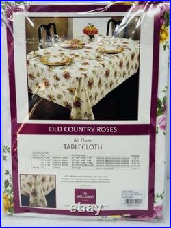 NEW Royal Albert Old Country Rose Rectangle Table Cloth 60 X 104