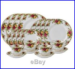 NEW Royal Albert Old Country Roses 20 Pc Set England Back Stamp NEW In Box