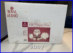 NEW Royal Albert Old Country Roses 24Pc Set Service for 4 2002 NIB