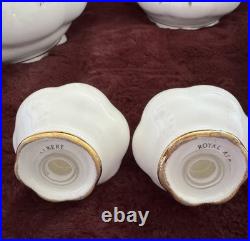 NEW Royal Albert Old Country Roses 3 Piece Tea Set & Salt And Pepper Shakers