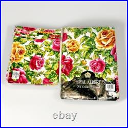 NEW Royal Albert Old Country Roses Tablecloth + 8 Napkins 84 x 60 Oblong