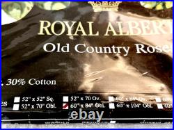NEW Royal Albert Old Country Roses Tablecloth + 8 Napkins 84 x 60 Oblong