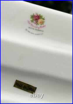 NIB Royal Albert Old Country Roses Grandfather Clock 15 1/2 TESTED & WORKS NIB Royal Albert Old Country Roses Grandfather Clock 15 1/2 TESTED & WORKS