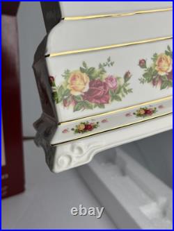 NIB Royal Albert Old Country Roses Grandfather Clock 15 1/2 TESTED & WORKS NIB Royal Albert Old Country Roses Grandfather Clock 15 1/2 TESTED & WORKS