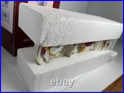 NIB Royal Albert Old Country Roses Grandfather Clock 15 1/2 TESTED & WORKS NIB Royal Albert Old Country Roses Grandfather Clock 15 1/2 TESTED & WORKS