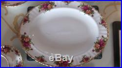 NOW English China Dinner Set Royal Albert Old Country Roses