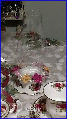 New 27 pc Royal Albert Old Country Roses Dessert Set with Tags or Boxes