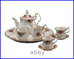 New Royal Albert Old Country Roses Le Petite Miniature 8-Piece Tea / Coffee Set